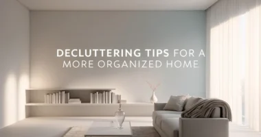 Decluttering Tips for a More Organized Home