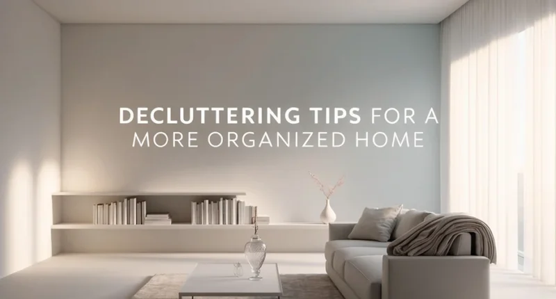 Decluttering Tips for a More Organized Home