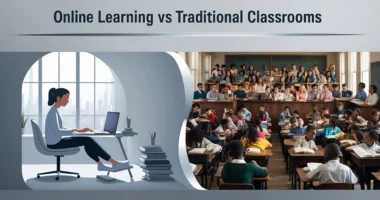 Online Learning Vs Traditional Classrooms